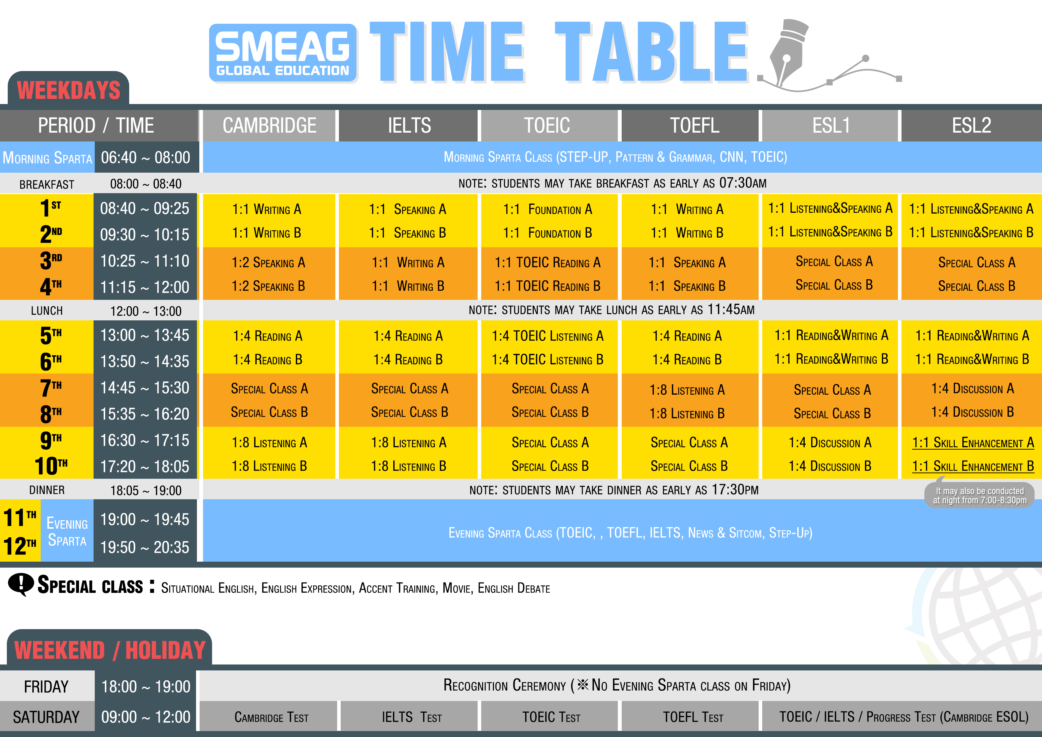 SMEAG_new_Time_Table_2014410